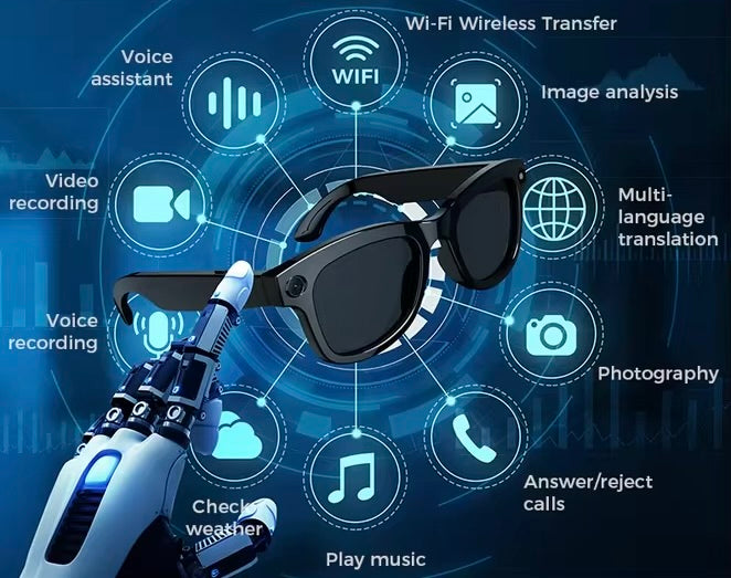 NextLens 2026 Continual Recording 1080P AI Smart Glasses