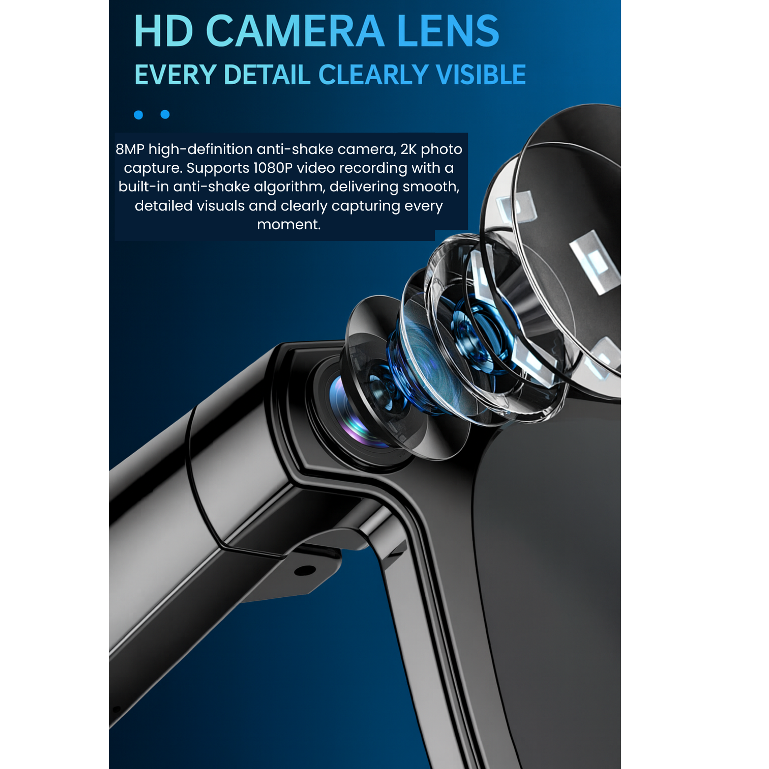 NextLens 1080p Continual Recording AI Smart Glasses